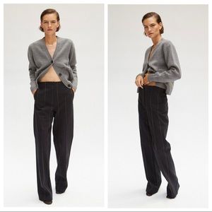 Thakoon Pinstripe High Waisted Trousers/Pants